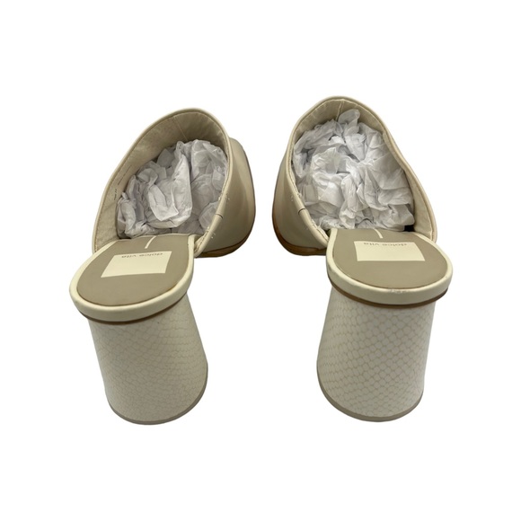 DOLCE VITA Parez Mules Cream Leather - Picture 9 of 13